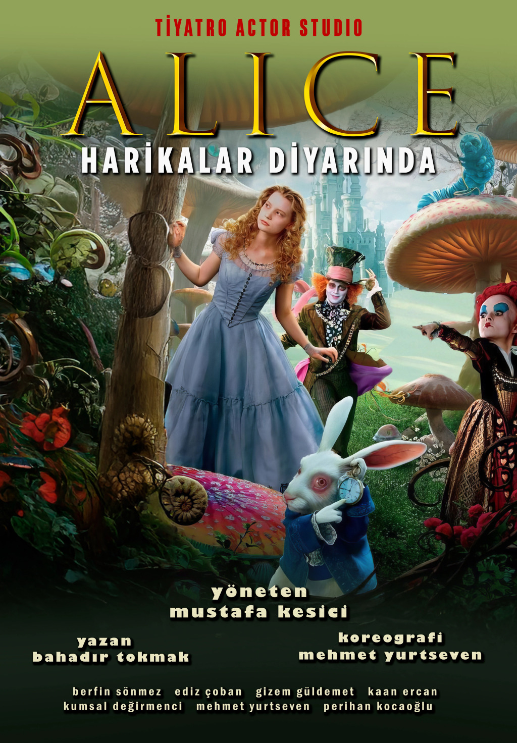 Alice Harikalar Diyarında Danslı Müzikli Çocuk