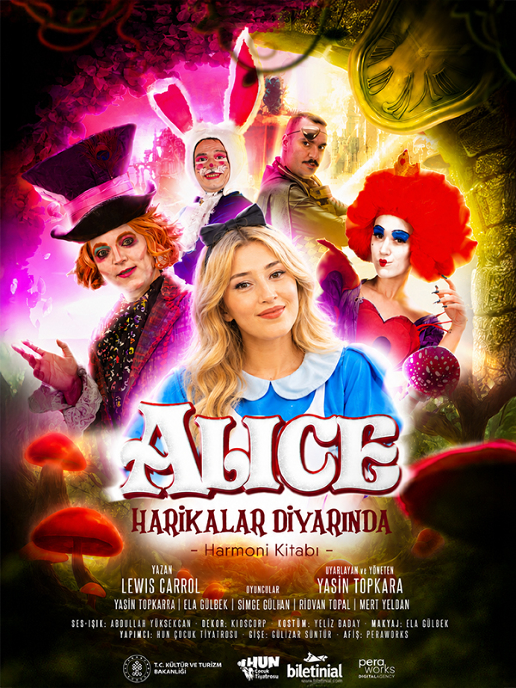 Alice Harikalar Diyarında - Harmoni Kitabı Tiyatrosu