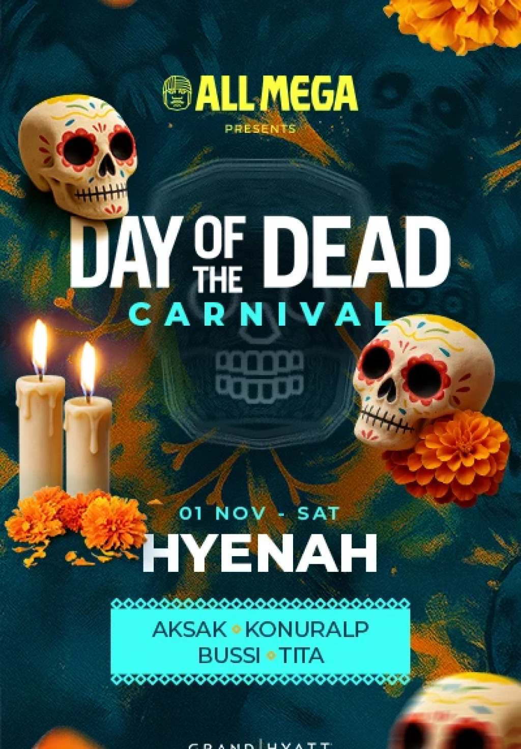All Mega Presents Day Of the Dead Carnival: Hyenah (Halloween)