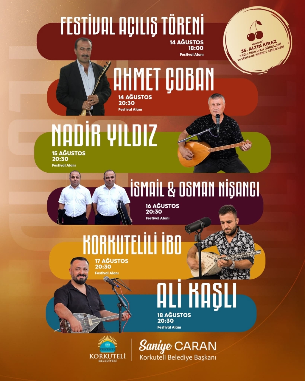 Altın Kiraz Yağlı Pehlivan Güreşleri Ve Şehzade Korkut Şenlikleri