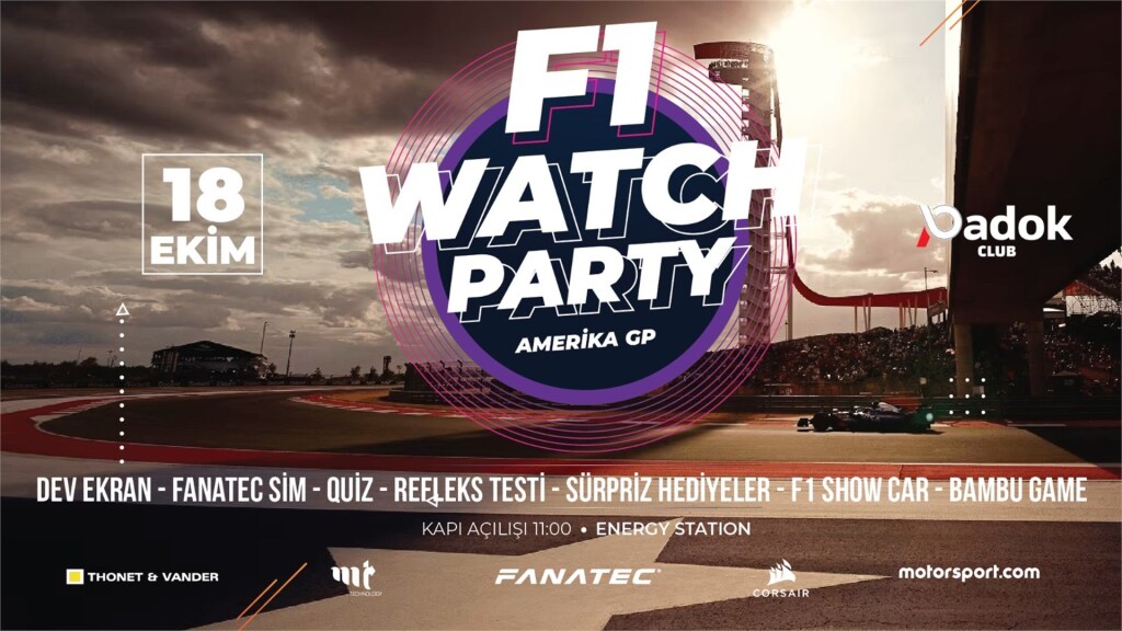 Amerika GP F1 SPRINT Watch Party