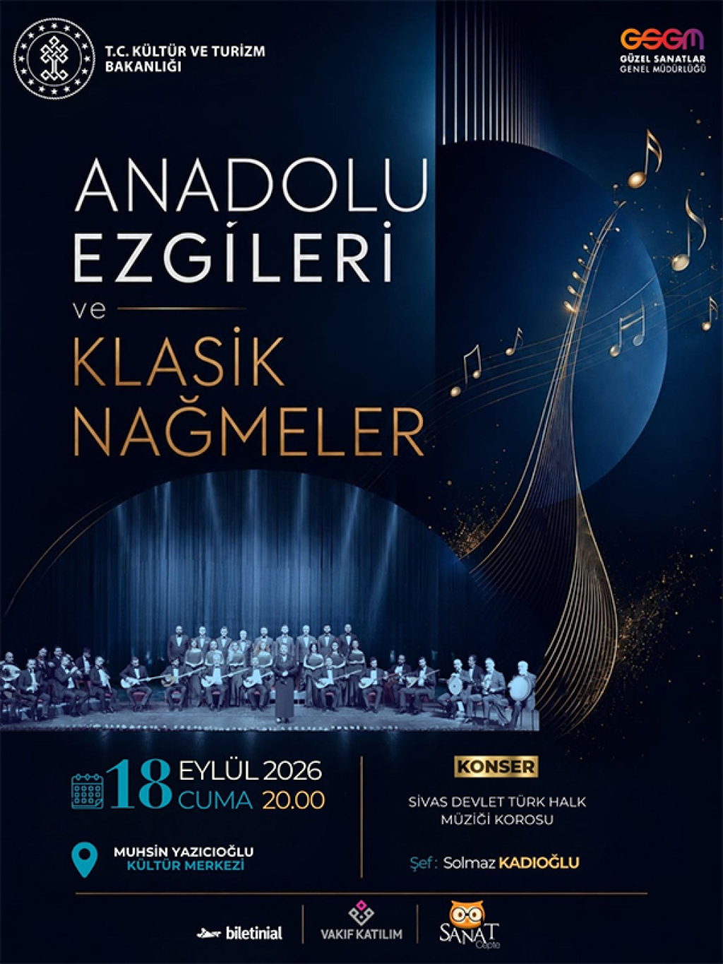 Anadolu Ezgileri ve Klasik Nağmeler - Sivas Devlet Klasik Türk Müziği Korosu