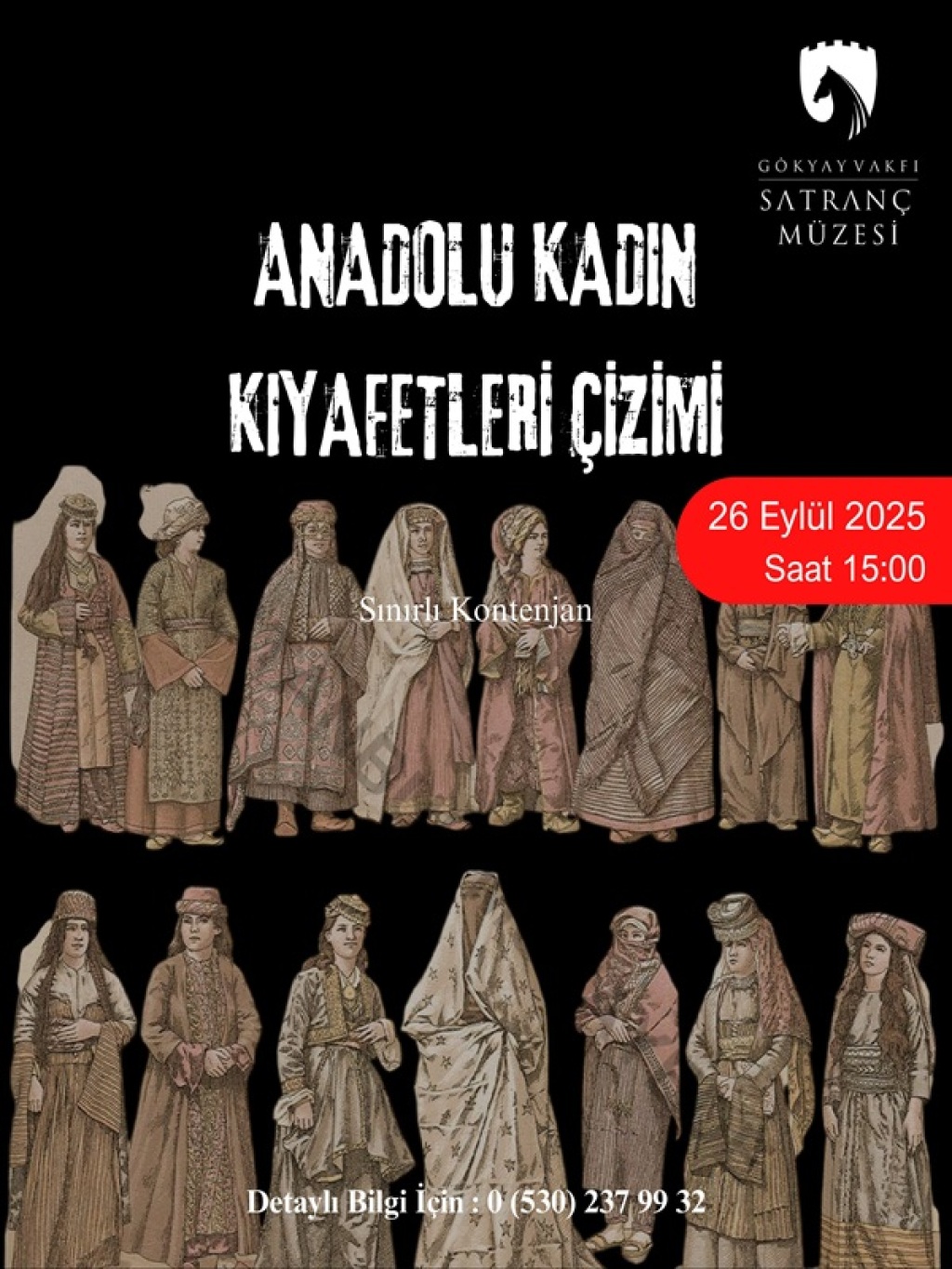 Anadolu Kadın Kıyafetleri Çizimi