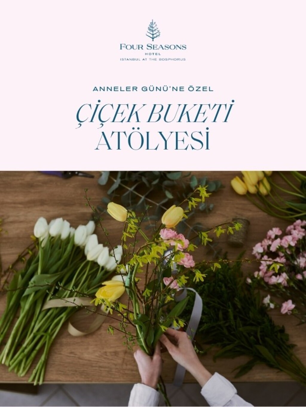 Anneler Günü'ne Özel Çiçek Buketi Atölyesi