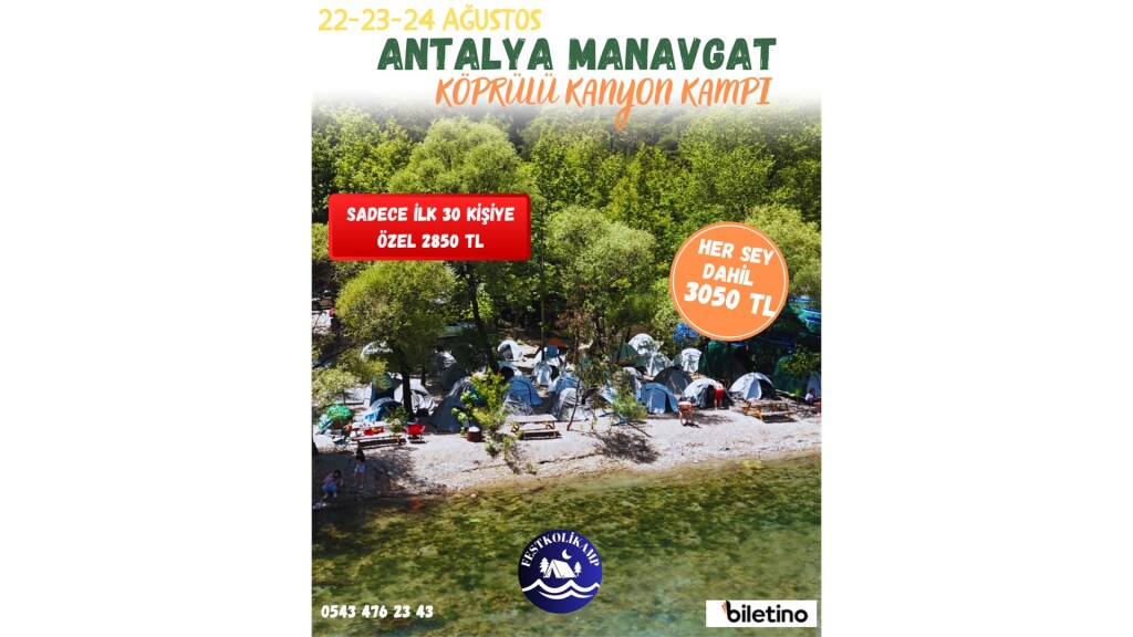 Antalya Köprülü kanyon Kampı