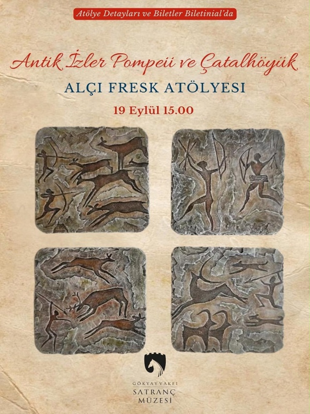Antik İzler Pompeii ve Çatalhöyük: Alçı Fresk Atölyesi