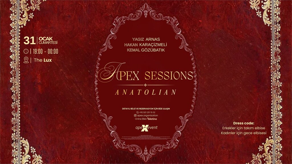 APEX SESSIONS- ANATOLIAN