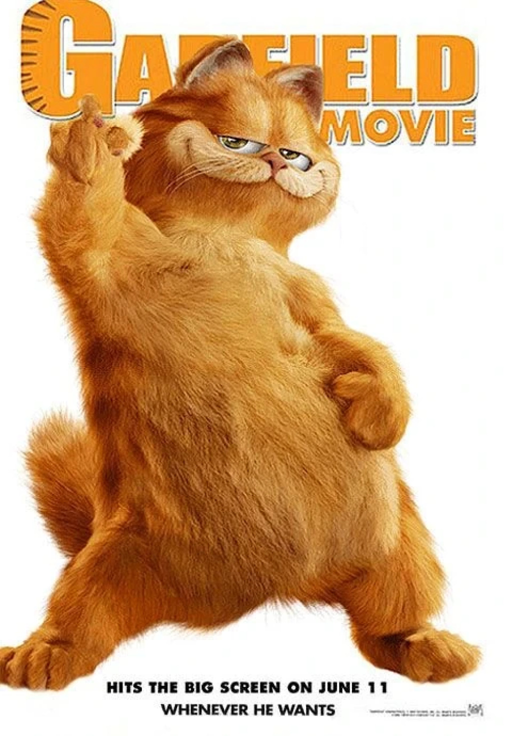 Arabalı Sinema Gece Kuşağı Garfield (2004)