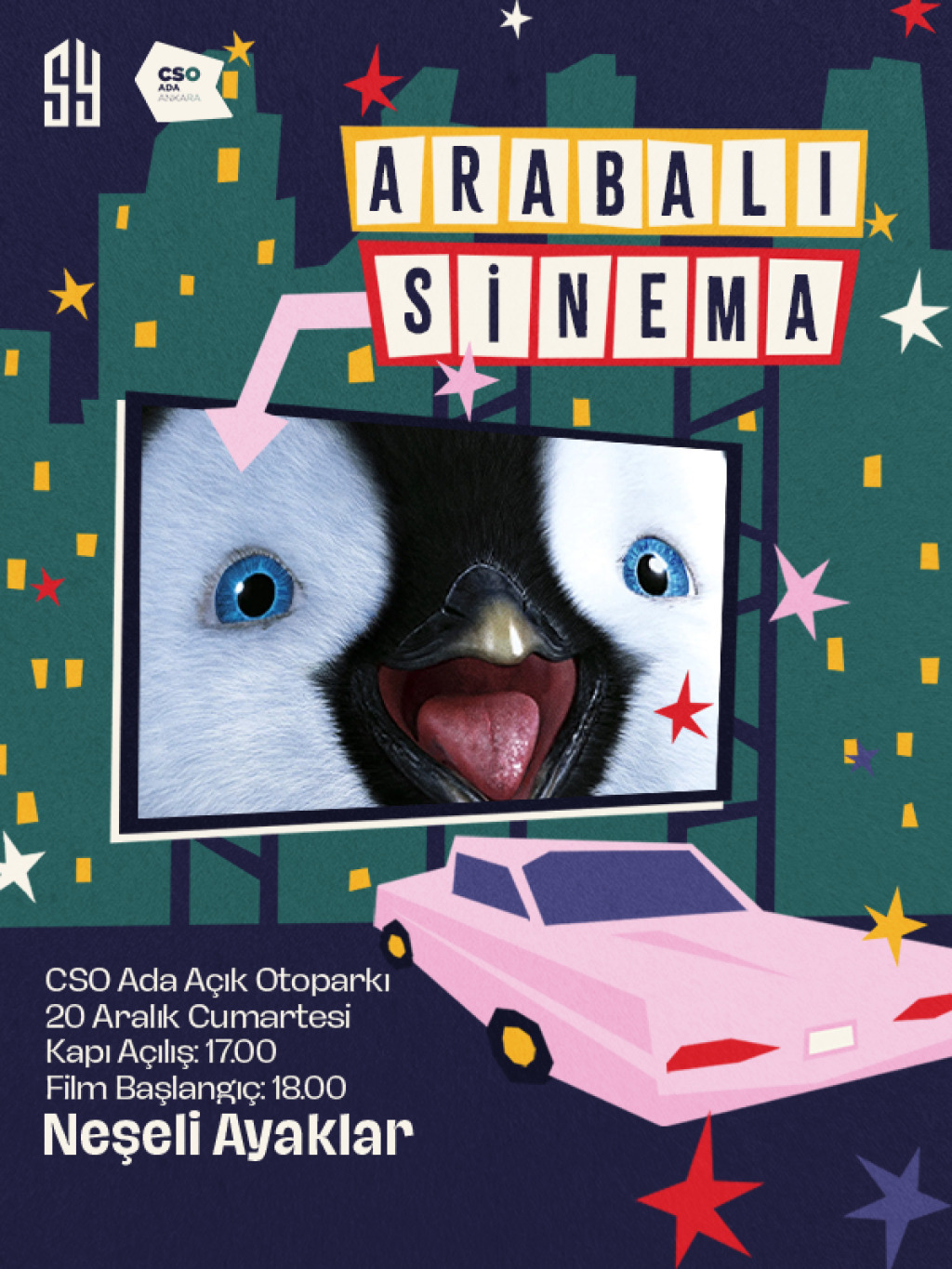 Arabalı Sinema : Neşeli Ayaklar (2006 - Dublajlı)