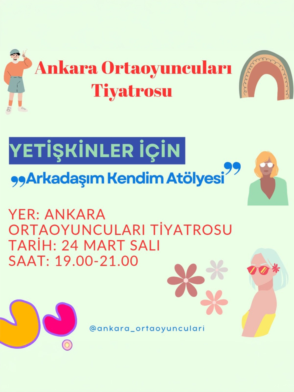 Arkadaşım Kendim - Yetişkinler İçin Drama Atölyesi