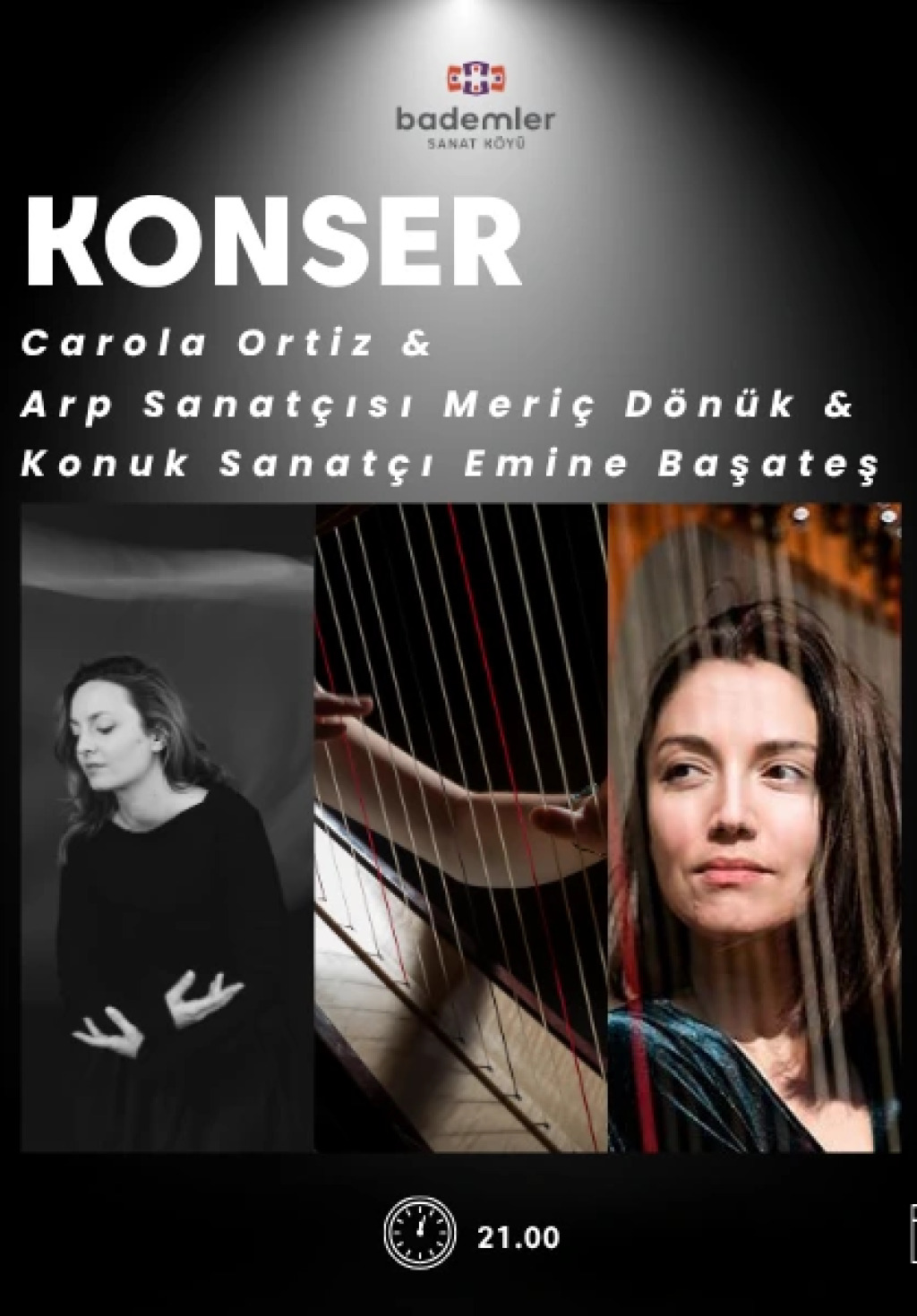 Arp Sanatçısı Meriç Dönük - Carola Ortiz – Emine Başateş