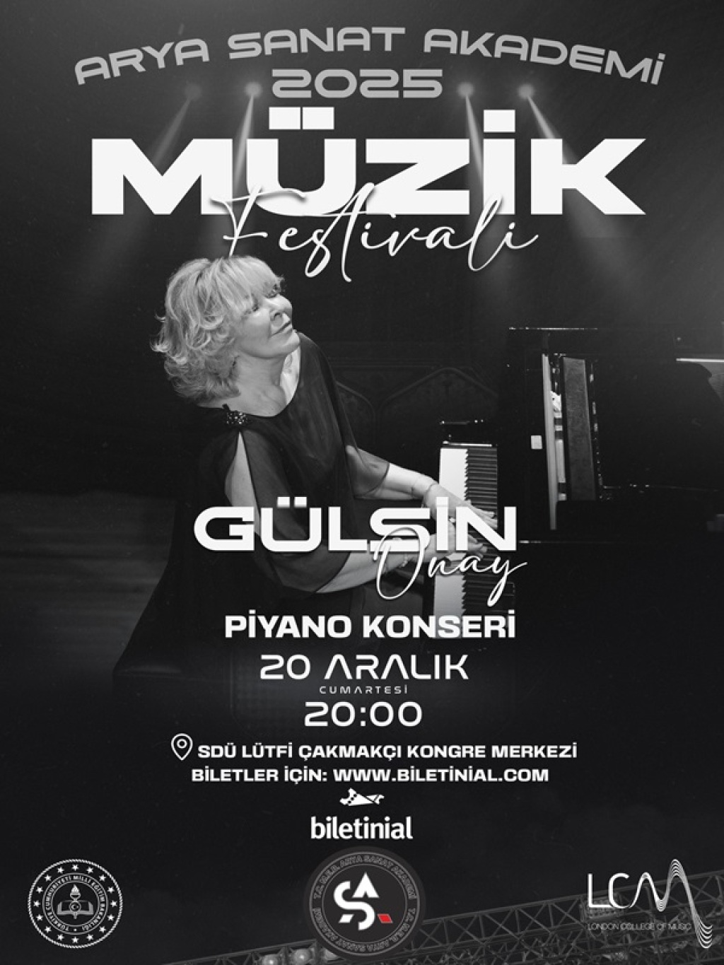 Arya Sanat Akademi Müzik Festivali Gülsin Onay Piyano