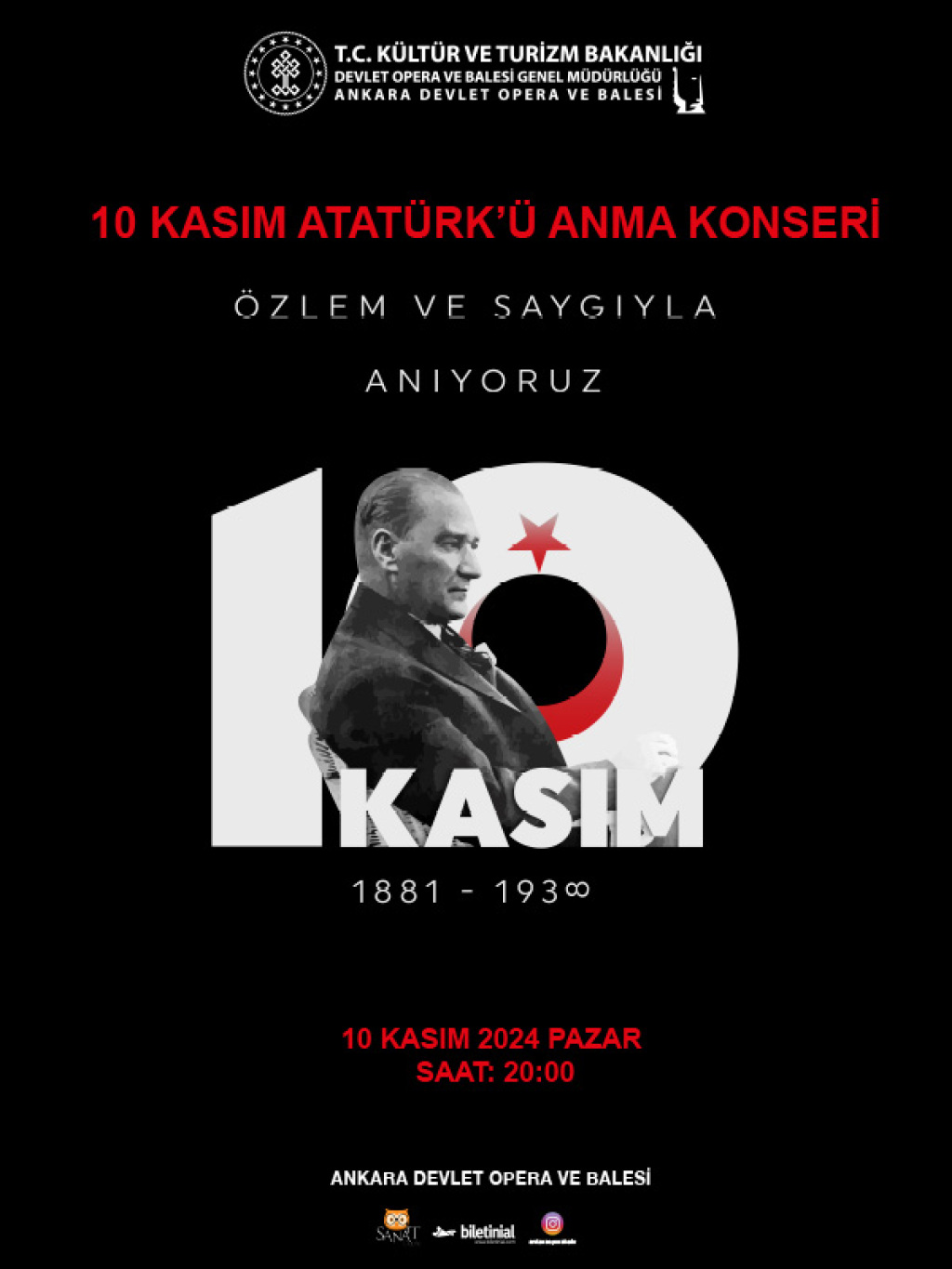 Atatürk'ü Anma Konseri - Ankara DOB