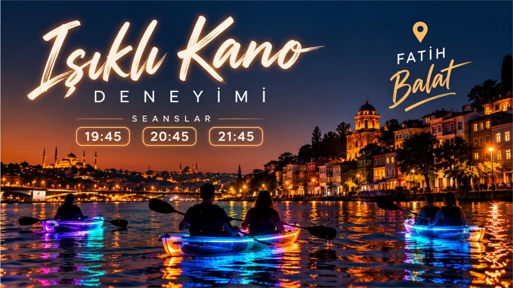 Ay ışığında Işıklı Kano Deneyimi | 18 Eylül Cuma | Fatih Balat
