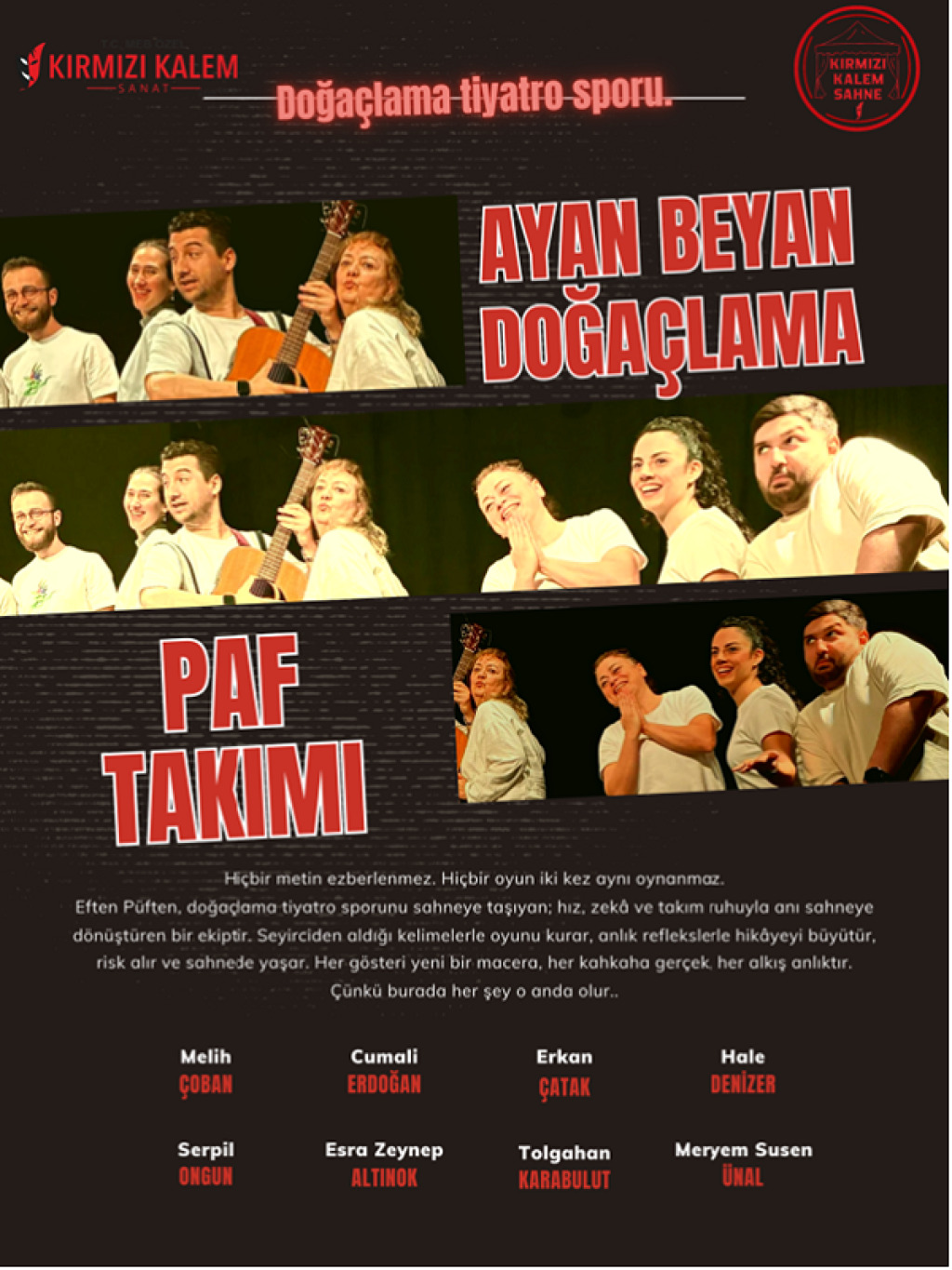 Ayan Beyan Doğaçlama Paf Takımı