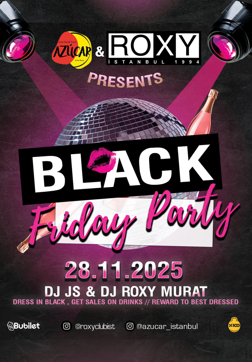 Azucar & Roxy Presents; Black Friday Party