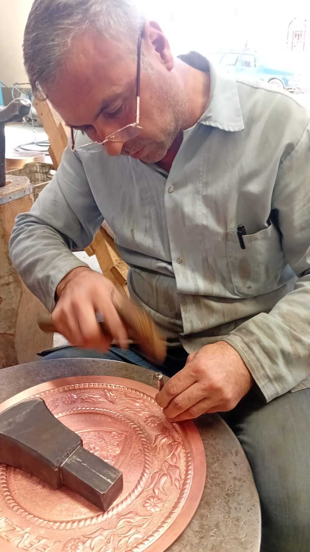 Bakır İşlemeciliği Atölyesi