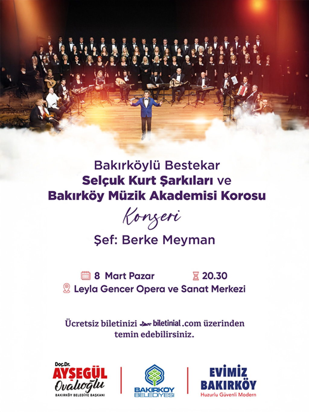 Bakırköylü Bestekar Selçuk Kurt Şarkıları ve Bakırköy Müzik Akademisi Korosu