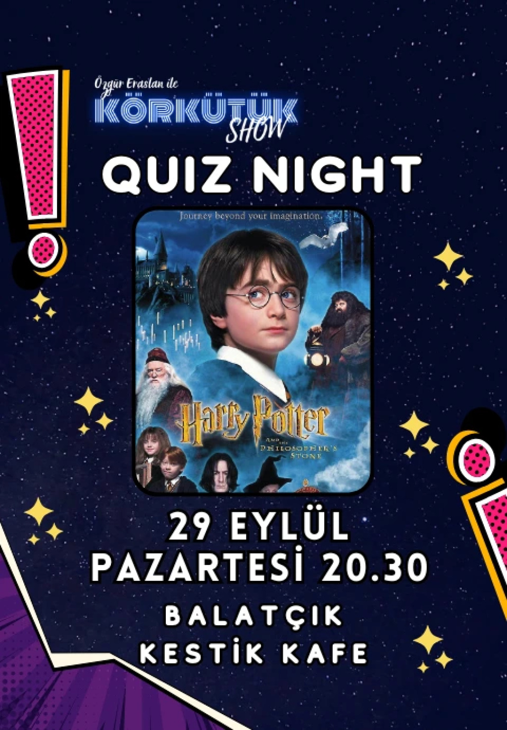 Balatçık Harry Potter Quiz Night
