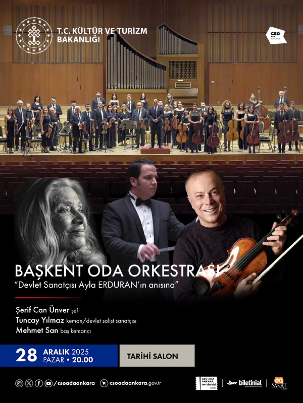 Başkent Oda Orkestrası - "Devlet Sanatçısı Ayla ERDURAN'ın Anısına"