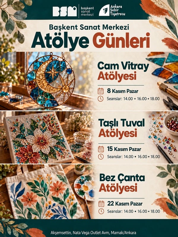 Başkent Sanat Merkezi Atölye Günleri