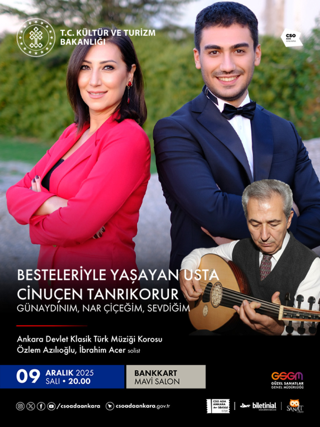 Besteleriyle Yaşayan Usta Cinuçen Tanrıkorur - Günaydınım, Nar Çiçeğim, Sevdiğim