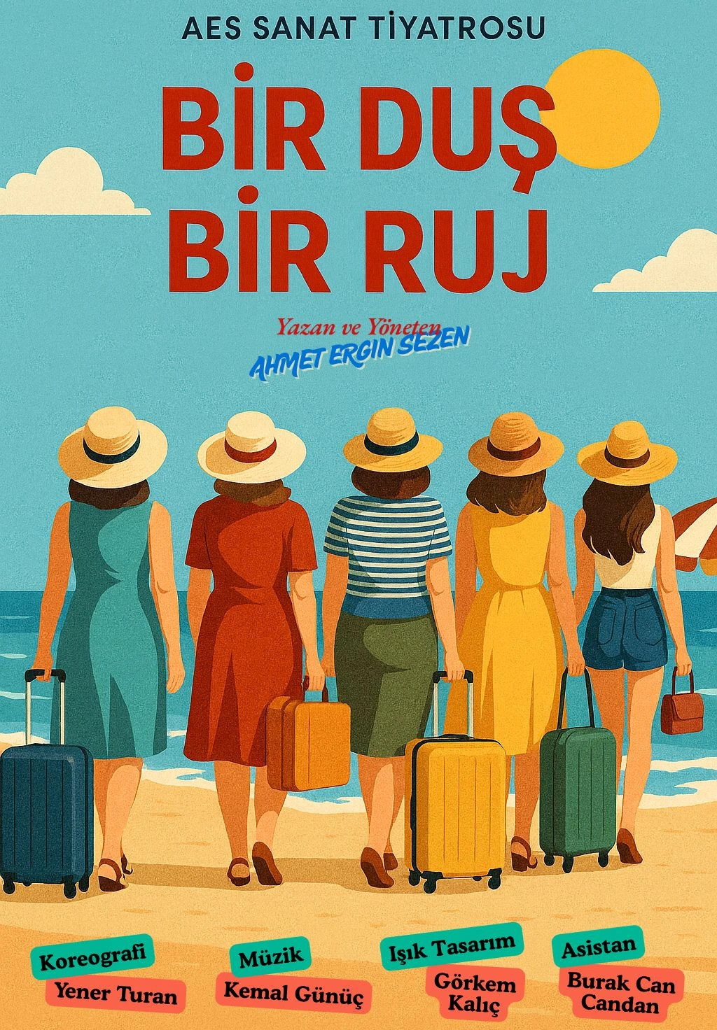 Bir Duş Bir Ruj Oyunu - AES Sanat Tiyatrosu