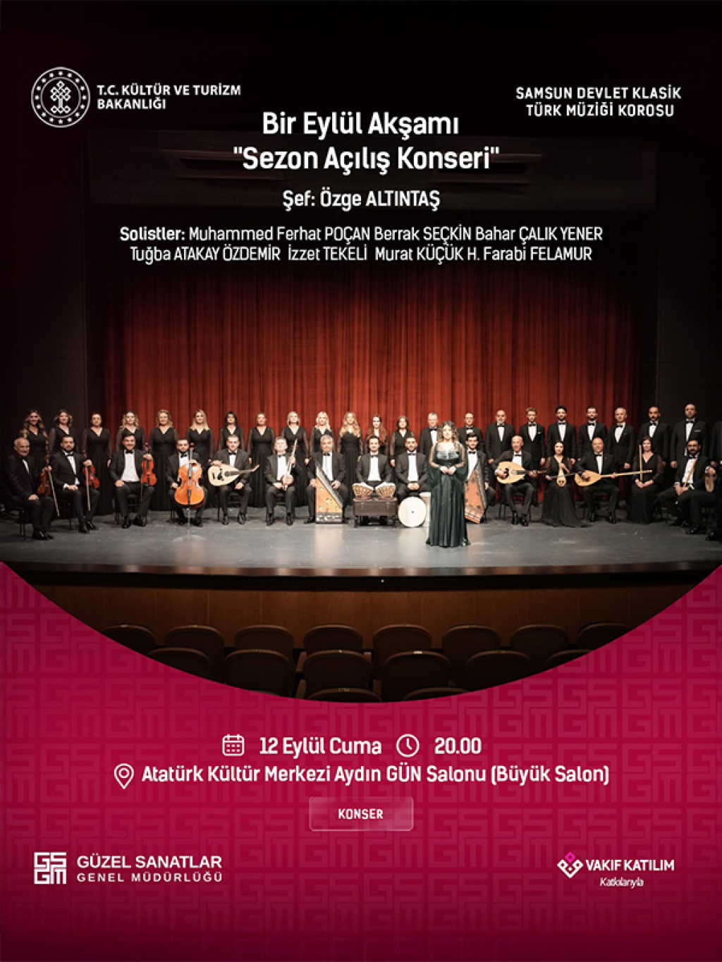 Bir Eylül Akşamı "Sezon Açılış Konseri" - Samsun Devlet Klasik Türk Müziği Korosu