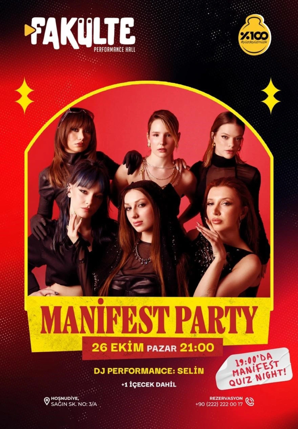 Bir Garip Adam İle Manifest Quiz Night&Manifest Party