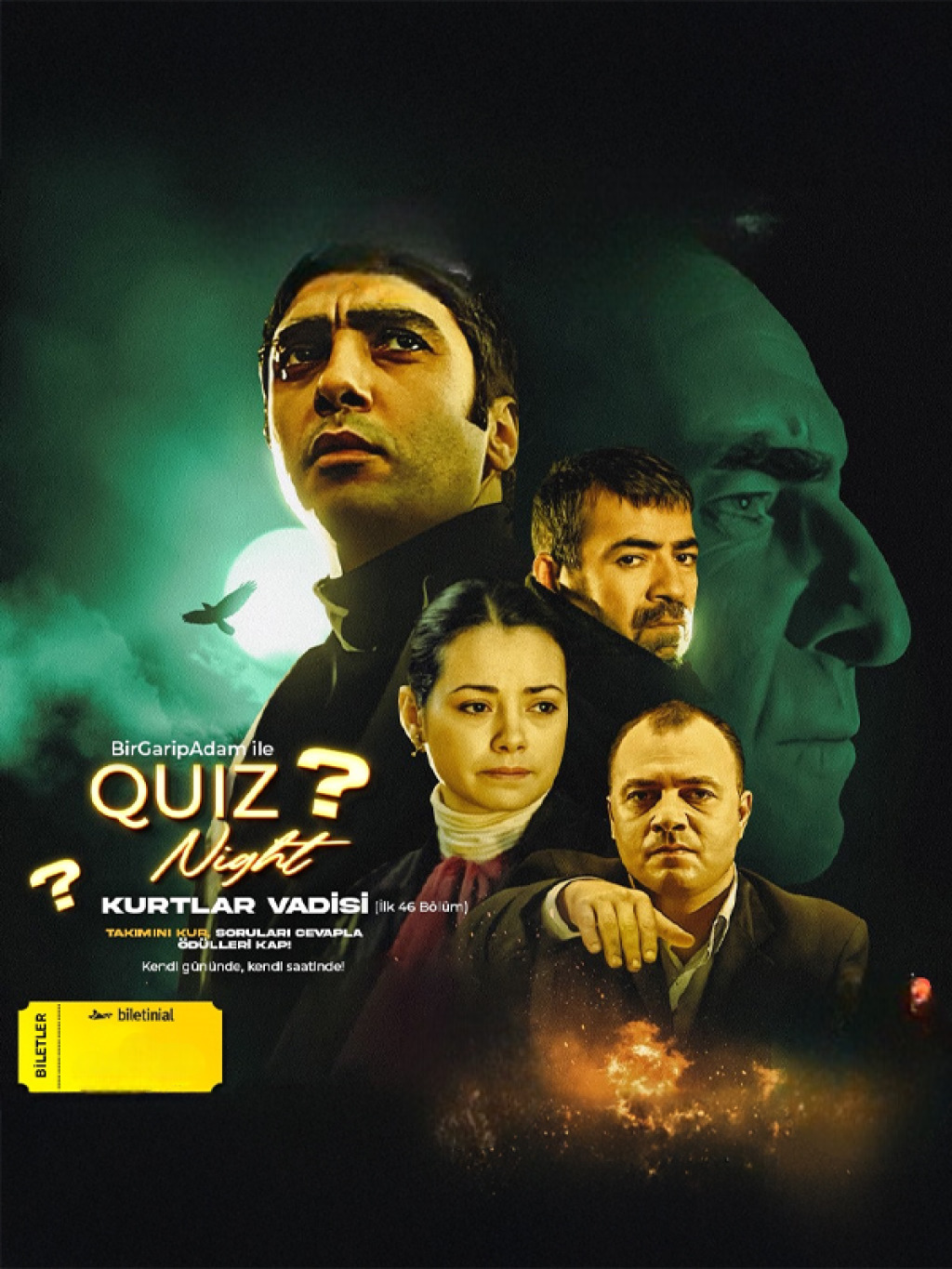 Bir Garip Adam İle Quiz Night - Kurtlar Vadisi (İlk 46 Bölüm)