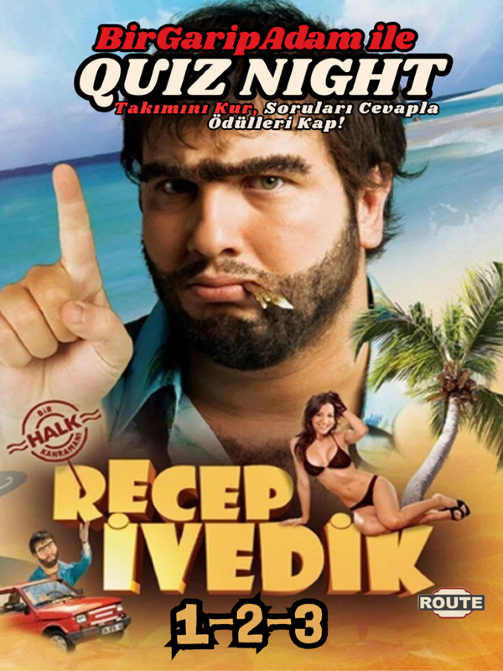 Bir Garip Adam İle Quiz Night - RECEP İVEDİK 1-2