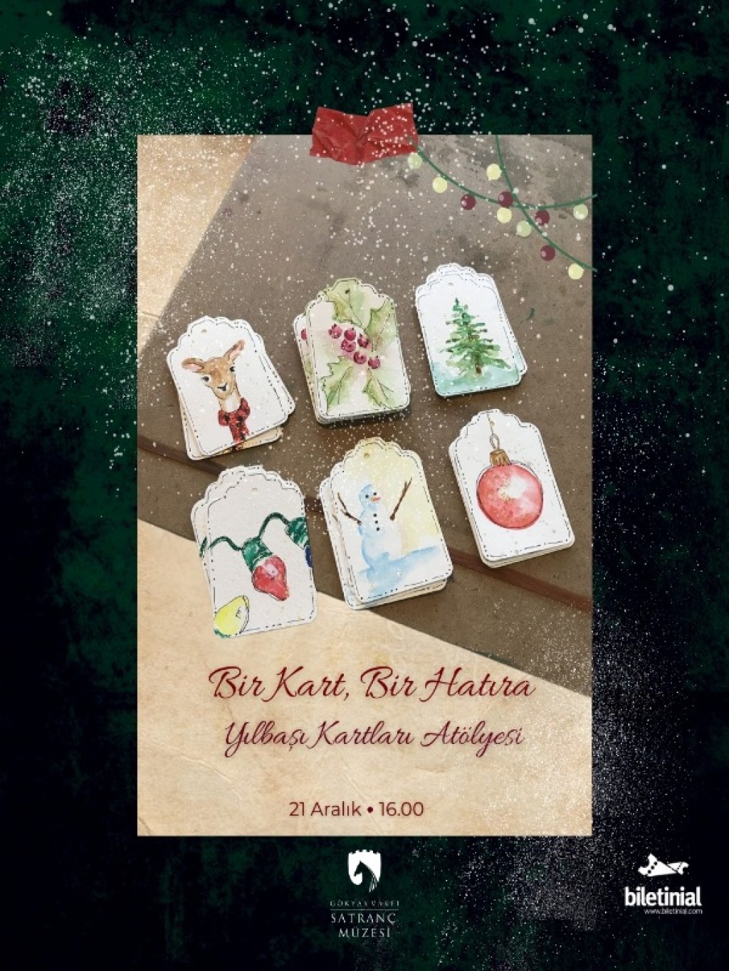 Bir Kart, Bir Hatıra – Yılbaşı Kartları Atölyesi