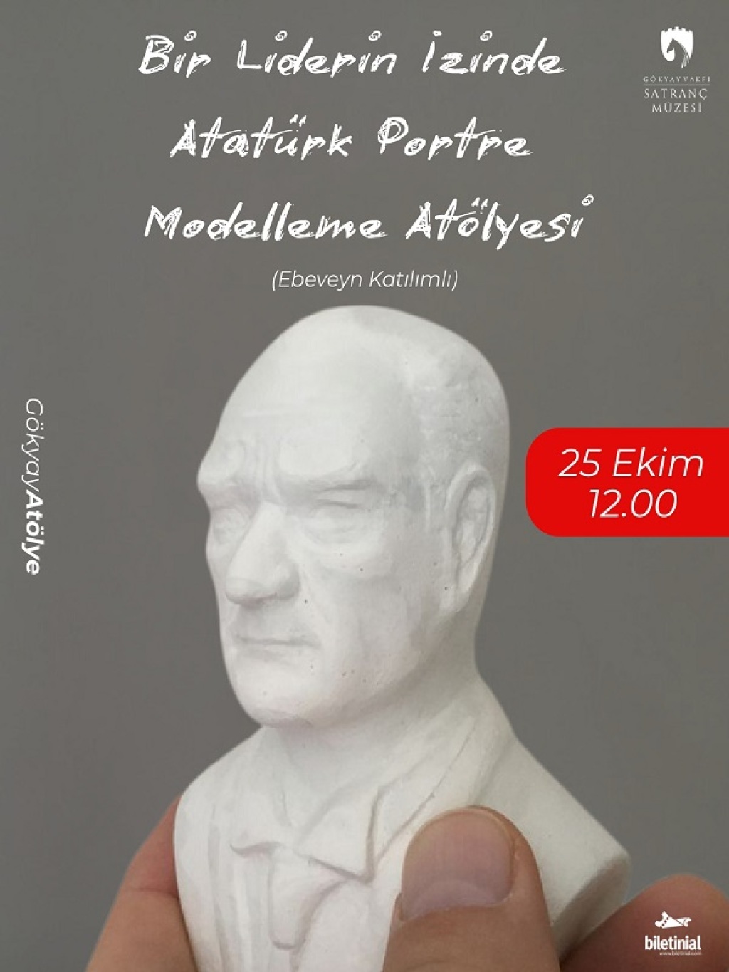 Bir Liderin İzinde: Atatürk Portre Modelleme Atölyesi