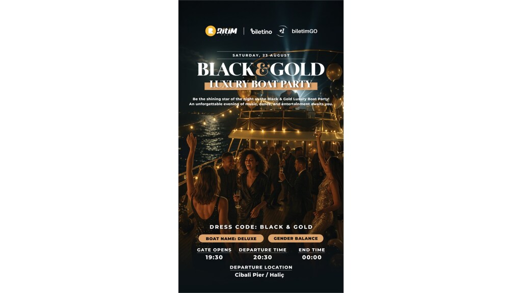 Black&Gold Luxury Boat Party