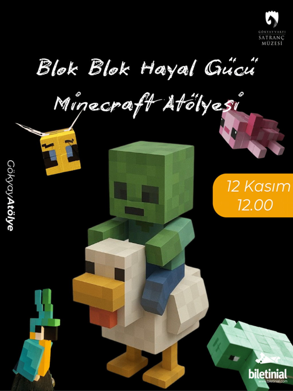 Blok Blok Hayal Gücü – Minecraft Atölyesi