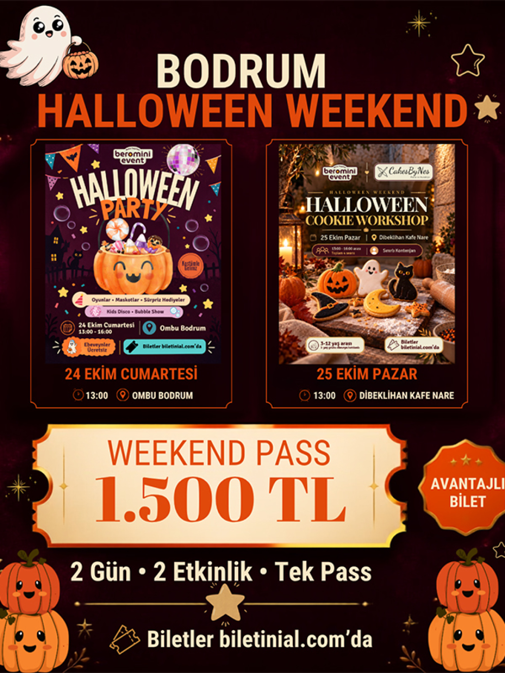 Bodrum Halloween Weekend Pass