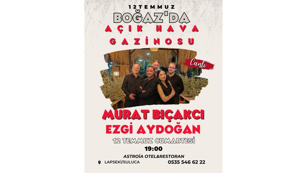 BOĞAZ'DA AÇIK HAVA GAZİNOSU
