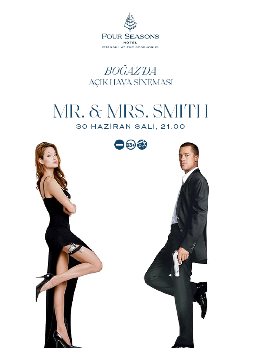 Boğazda Açık Hava Sineması - MR.MRS.Smith