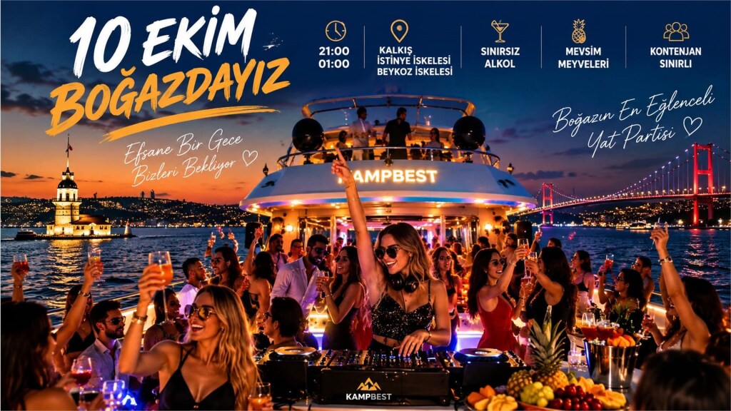 BOĞAZ'DA YAT PARTİSİ