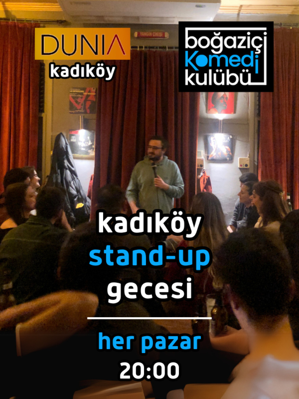 Boğaziçi Komedi Kulübü: Kadıköy Stand-up Gecesi - Pazar