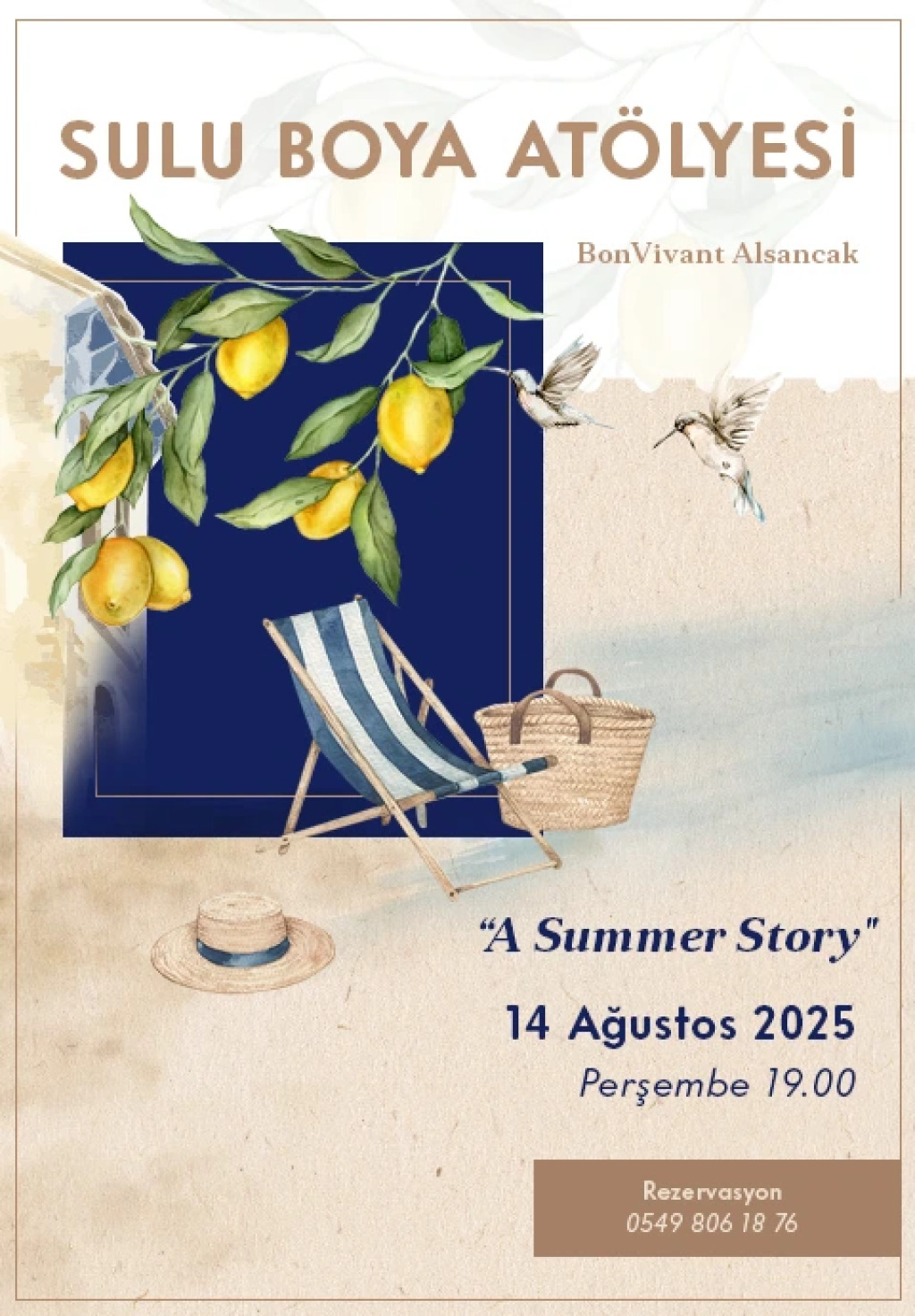 BonVivant Suluboya Atölyesi: A Summer Story