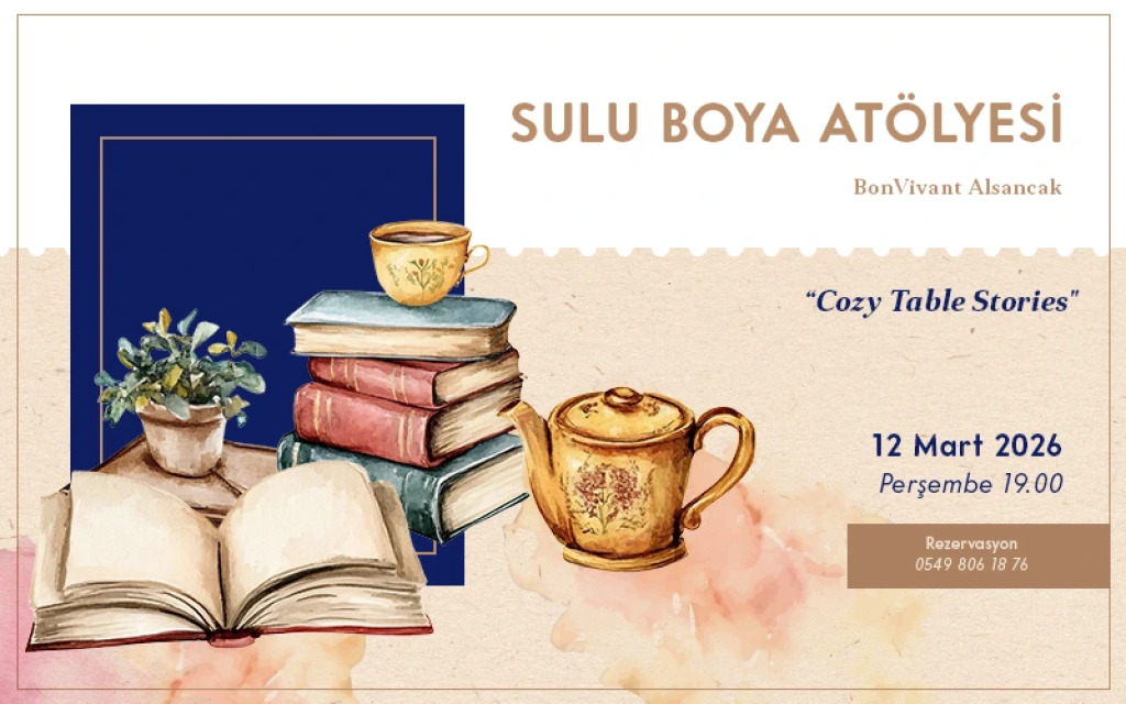 BonVivant Suluboya Atölyesi: Cozy Table