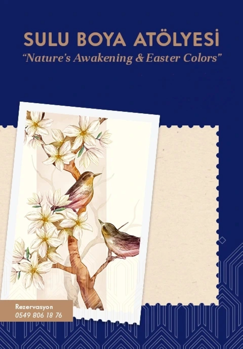 BonVivant Suluboya Atölyesi: Nature's Awakening & Easter Colors