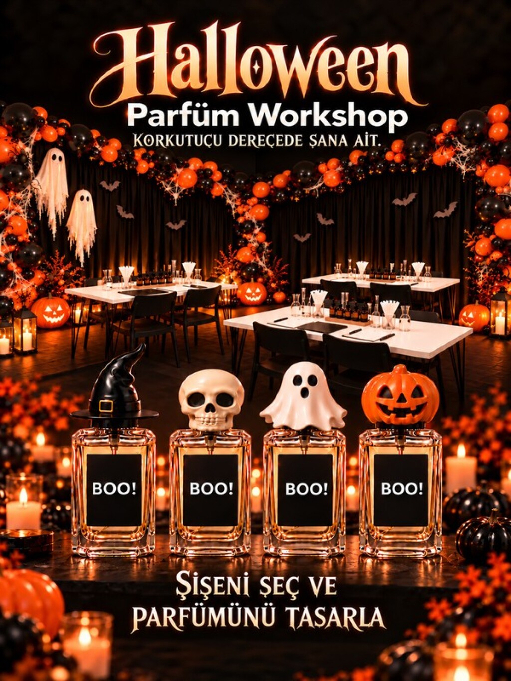 BOO. by bo. | Ankara Halloween Parfüm Workshop
