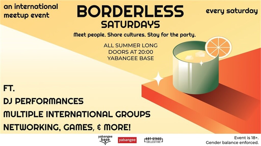 Borderless Saturdays (Nation to Nation): An International Meetup Event