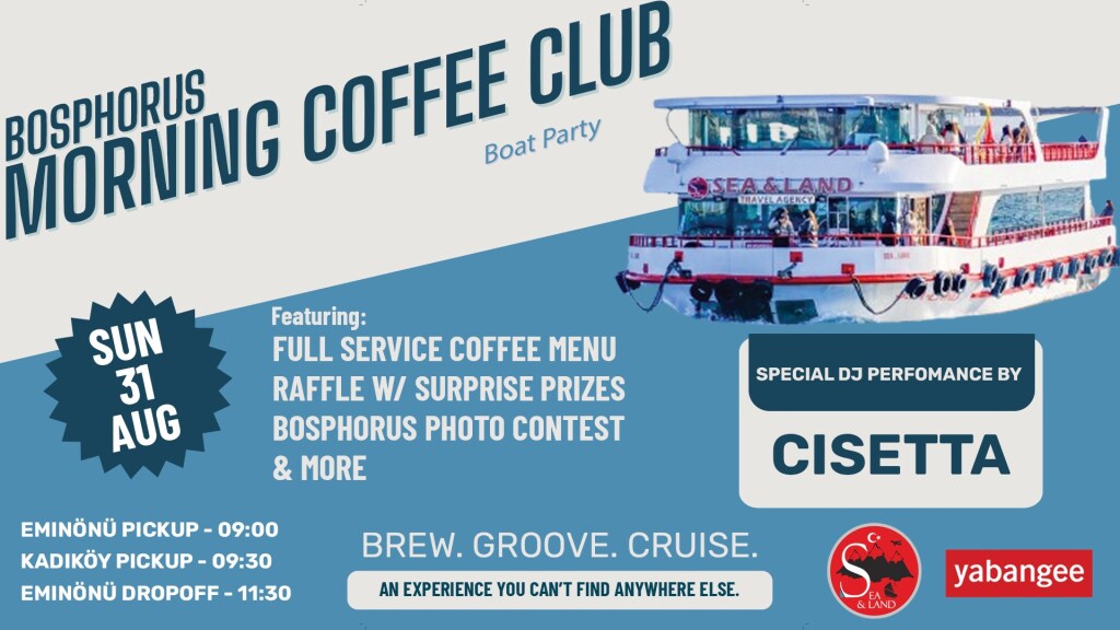 Bosphorus Morning Coffee Club: Boat Party