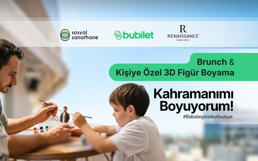 Brunch & Kişiye Özel 3D Figür Boyama: Sosyal Sanathane İzmir | Etkinlik
