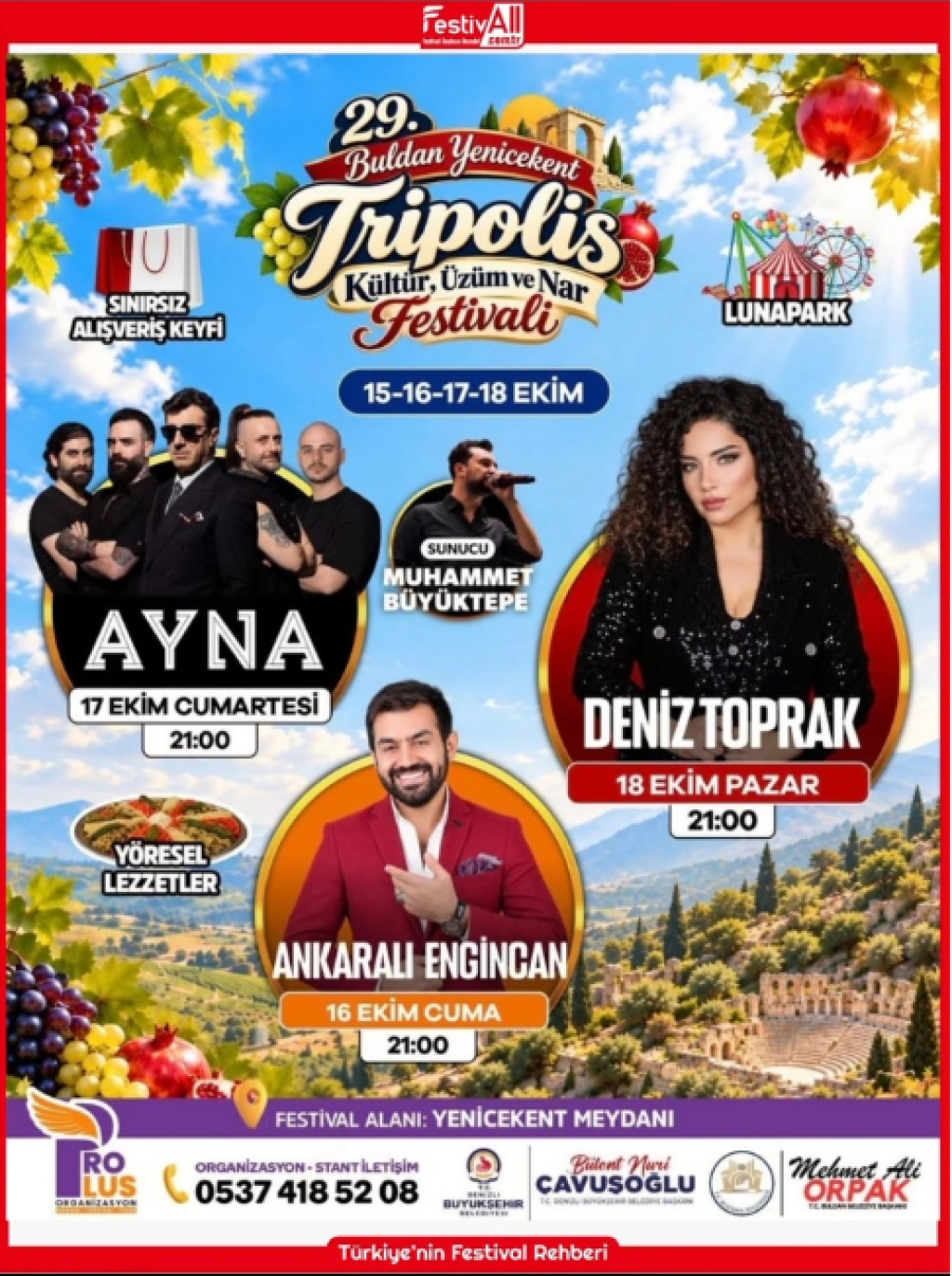 Buldan Yenicekent Tripolis Kültür, Üzüm Ve Nar