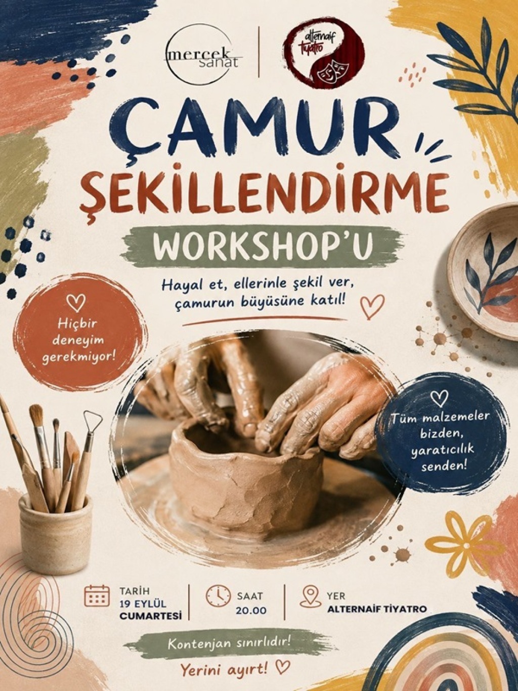 Çamur Şekillendirme Workshop'u
