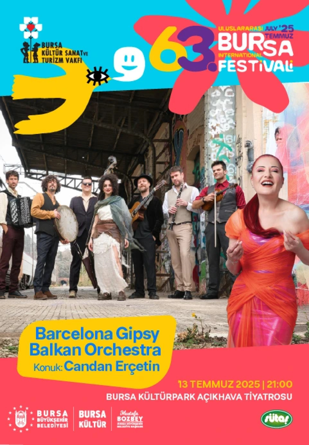 Candan Erçetin & Barcelona Gipsy Balkan Orchestra - 63. Uluslararası Bursa